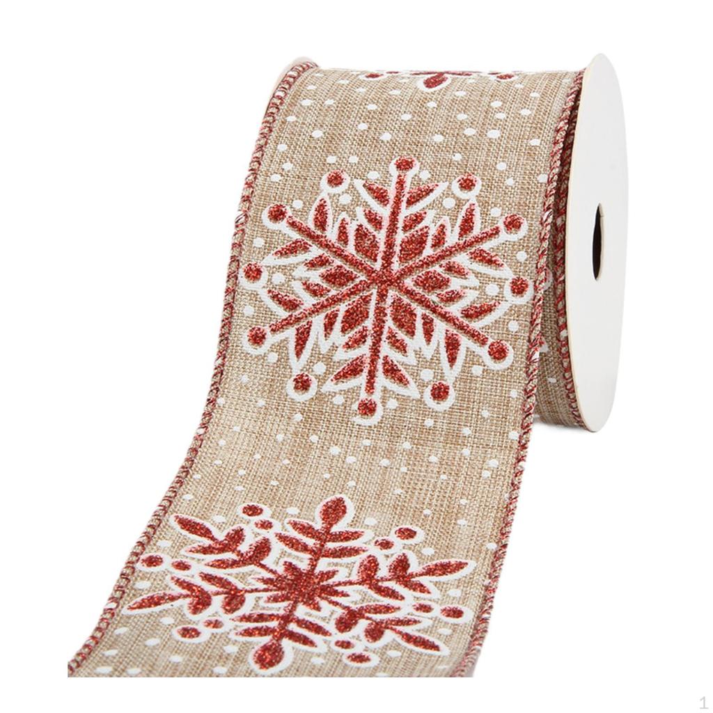 Christmas Ribbon for Craft Projects And Gift Wrapping 50 Yards 2.5 Inch