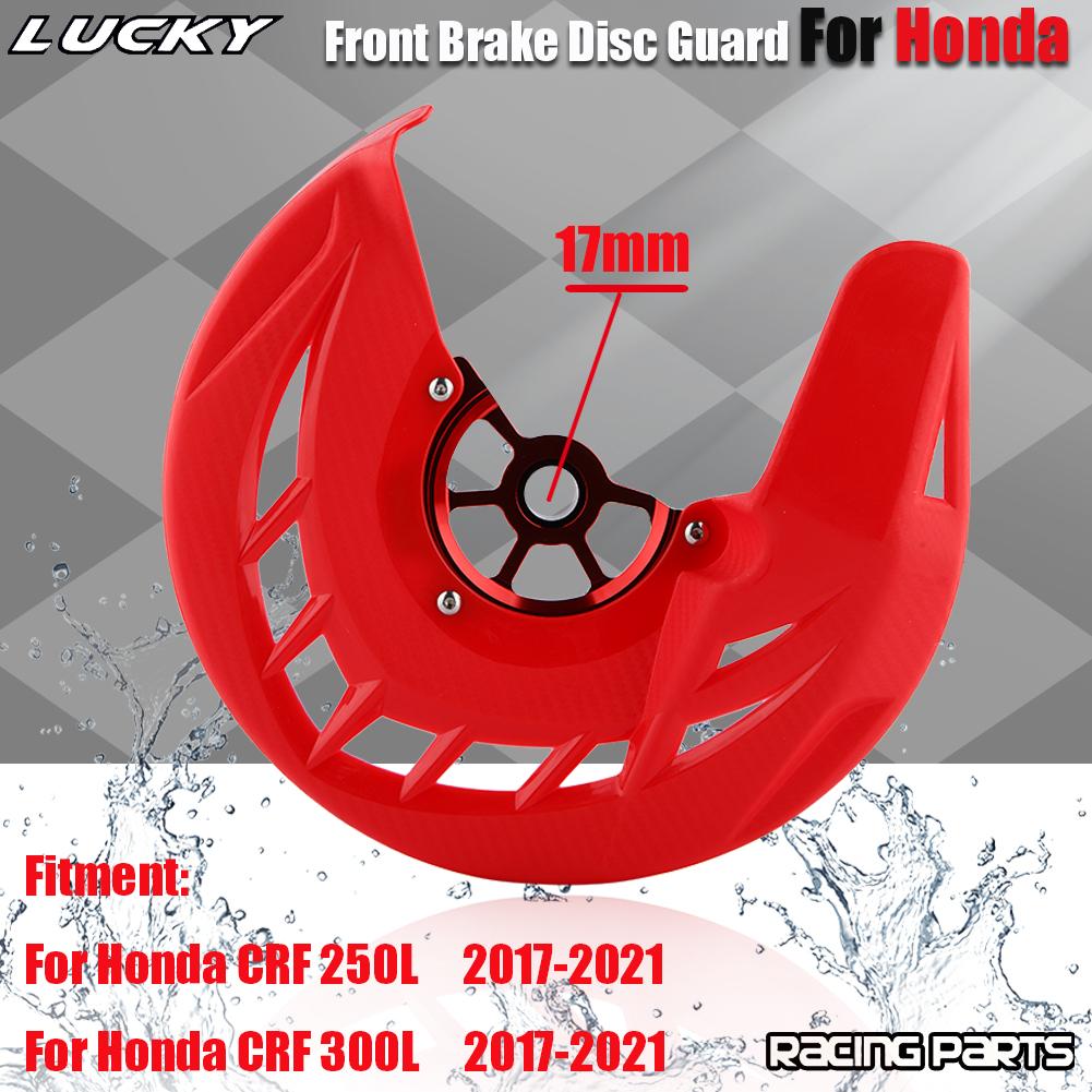 Motorcycle CNC Front Brake Disc Guard Protector Cover 15mm 17mm 20mm For Honda CRF 250L 250M CRF250L CRF250M CRF300L 450R 450X