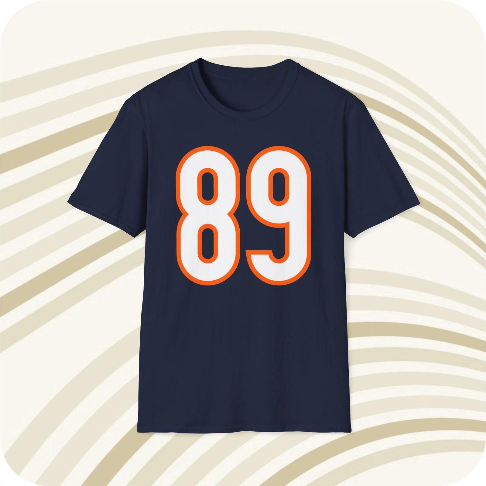 Mike Ditka #89 Chicago Bears Jersey T shirt - Front & Back Print S