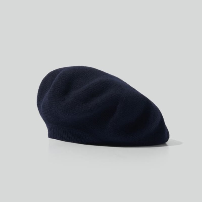 RECTO KNIT BERET (DARK NAVY)