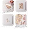 Halloween Water Soluble Stickers, Clay Transfer Paper Water Soluble Clay Transfer Sheet for Clay Earrings Jewelry Making