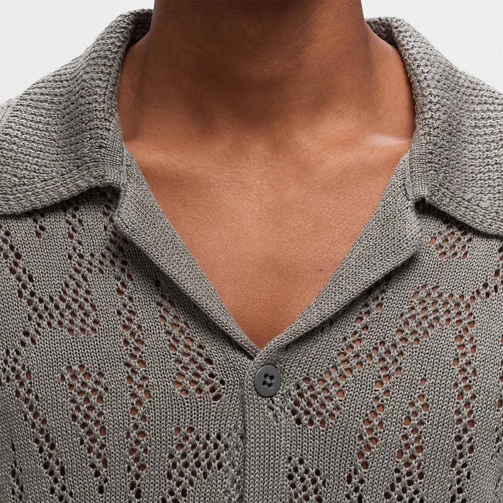 Jordan x A Ma Maniere Shooting Shirt Flat Pewter Men Streetwear HF0534-029