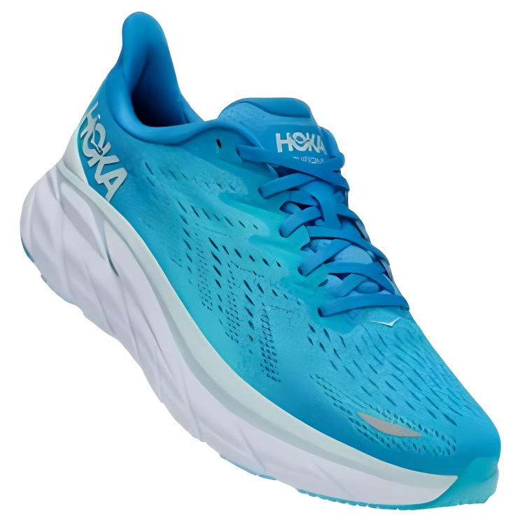 HOKA Clifton 8 Ibiza Blue Men Sneakers Scuba-Blue 1119393-IBSB