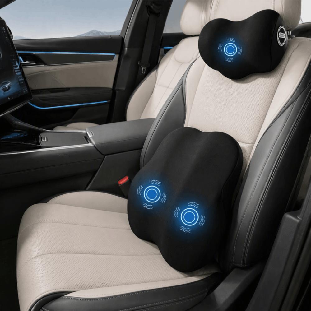 Electric Vibration Car Lumbar Support Pillow Ergonomic Electric Massage Seat Cushion  Vehicle