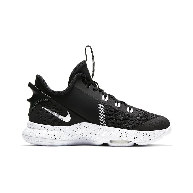 Nike LeBron Witness 5 Black Metallic Silver GS CT4629-001