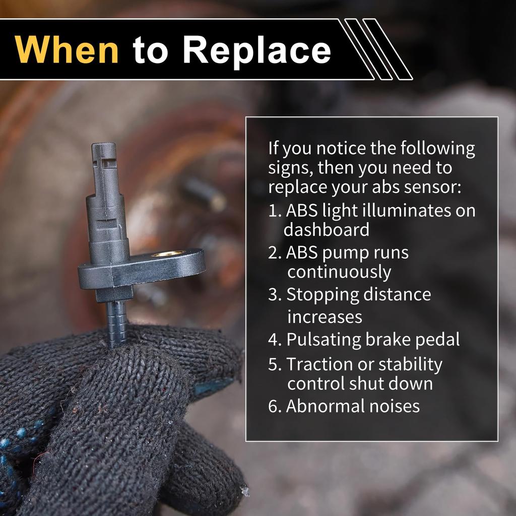 ABSOPRO Piesă Sistem de Frânare ABS Viteză Roată pentru Ford Mustang 1 Senzor Față Dreapta, Senzor Anti-Blocare, Număr 9661965680, 2002-2004, Bucată,