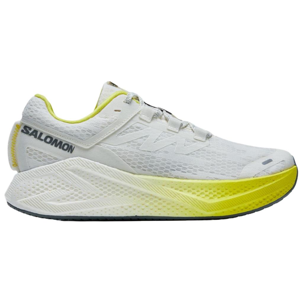 SALOMON Aero Glide 3 Fashionable Comfortable Shock Absorbing Breathable Running Shoes Men Sneakers White Yellow 479759