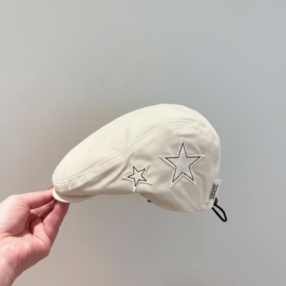 Берет с пятиконечной звездой Легкая шляпа от солнца Новая кепка Осень и Зима хаки