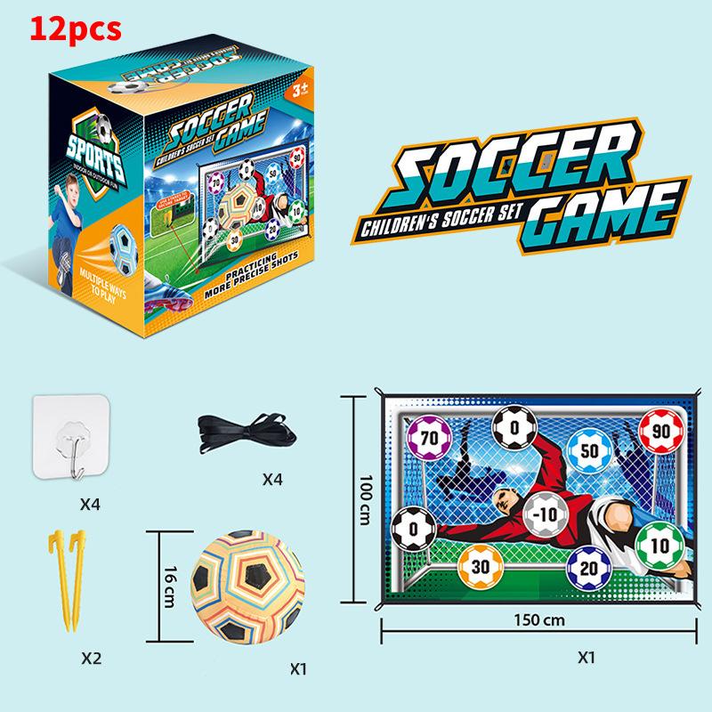 Soccer Kid Ball Game Mat Set Outdoor Indoor Mini Football Training Toys Practice