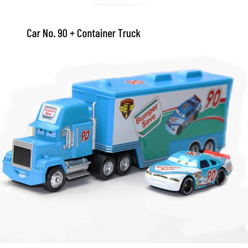 Lightning McQueen & Mack Truck Set - Cool Alloy Car Model No. 42