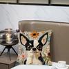 1Pc Cute Dog Cushion Covers Bedroom Sofa Square Pillowcase Living Room Chair Pillow Covers Indoor Home Decor Gift