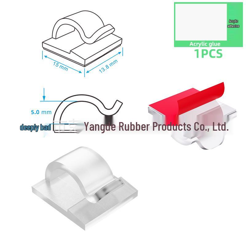 Multi-Purpose Cable Organizer: Home, Car, Desktop & Network Clip