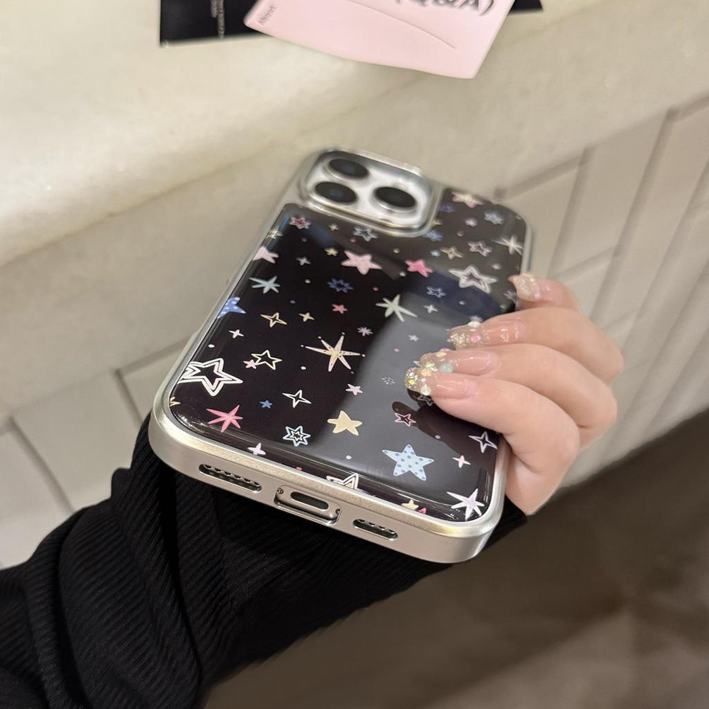 Creative Colorful Stars Phone Case for iPhone 17 iPhone 17 Pro Max