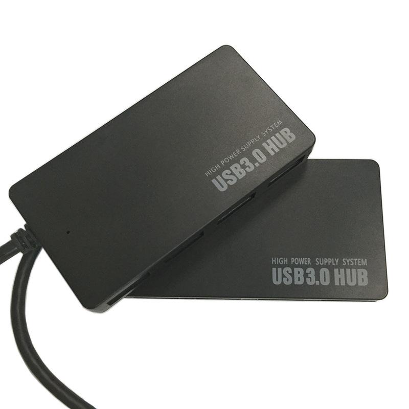 USB 3.0 Type-C Hub Splitter with 4 Ports and Power Interface