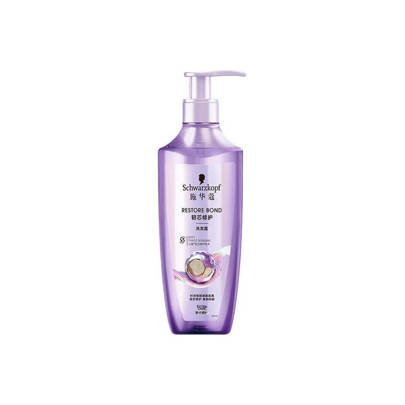 Schwarzkopf Tough core repair shampoo, hair care, moisturizing, anti-breakage cleansing, sandalwood fragrance / 400ml коричневый