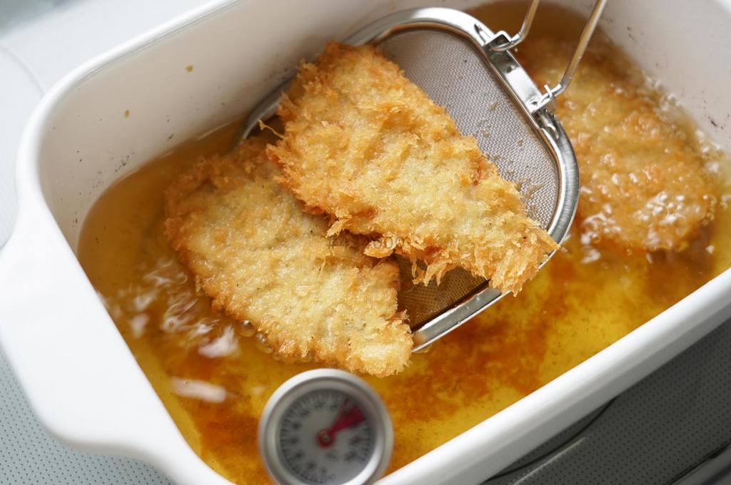 Fuji enamel square deep fryer wide fryer drainboard (with net, thermometer, net) TP-22KN.W