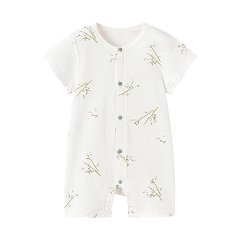 Babylove Unisex Summer Pure Cotton Short Sleeve Romper