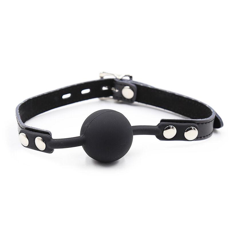 CAGE À BALLES EN CUIR OHMAMA FETISH