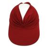 Empty Top Women Beach Sun Hat Wide Brim Outdoor Sports Hat Solid Color Baseball Cap  Outdoor Sport