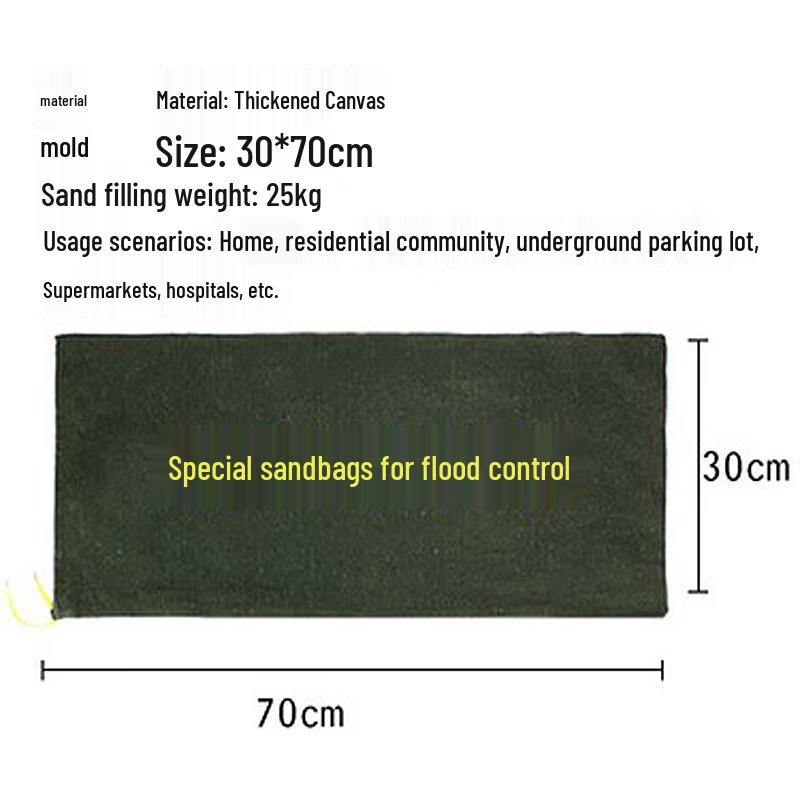 Thickened Canvas Flood Control Sandbags