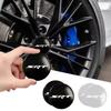 4pcs With Logo Car Wheel Center Hub Caps Emblem Sticker Decals for SRT Car Accessories Strong adhesion Not easy to fall