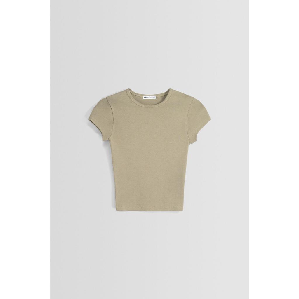 Tricou cu maneca scurta cu decolteu