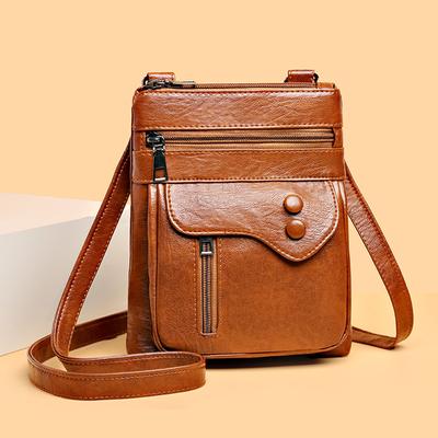Mobile Phone Bag Women's Crossbody Bag  Shoulder Bag Soft Leather Small Bag Coin Purse