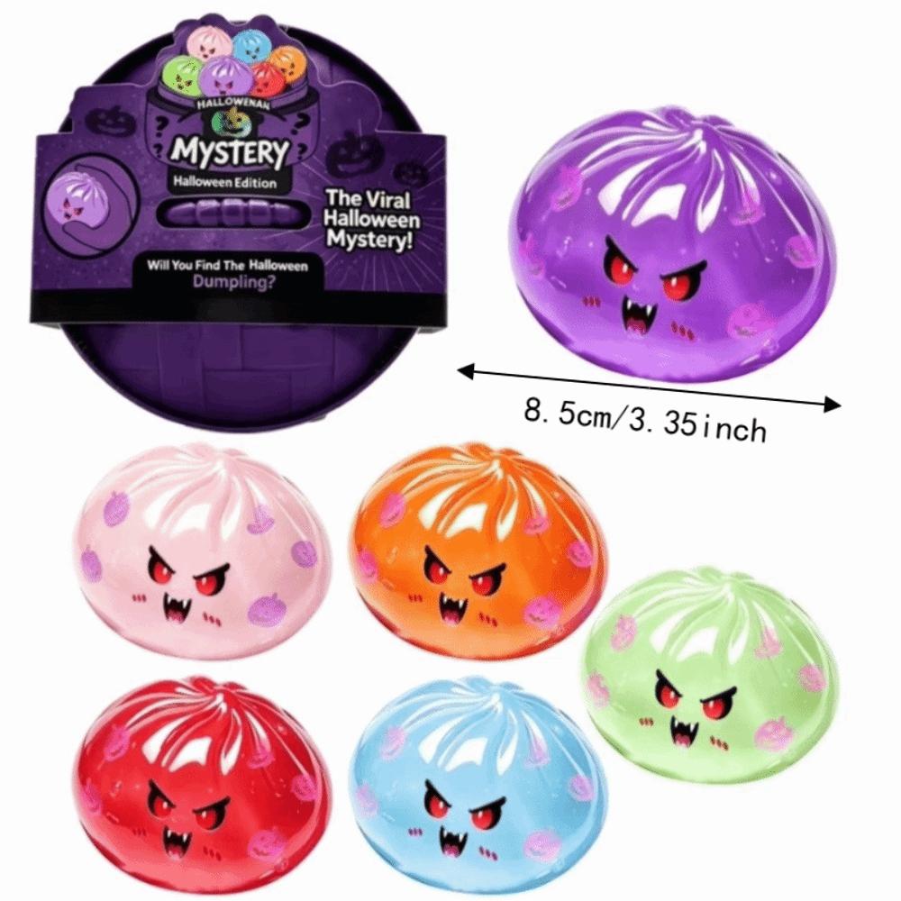 Slow Rising Halloween Squishy Toy Glitter Dumpling Squishy Toy Halloween Fidget Toy  Pinch Play
