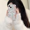 Full Screen Flower iPhone15promax Mobile Phone Case Apple 14 Transparent 13/12 Fine Hole Anti-drop 11