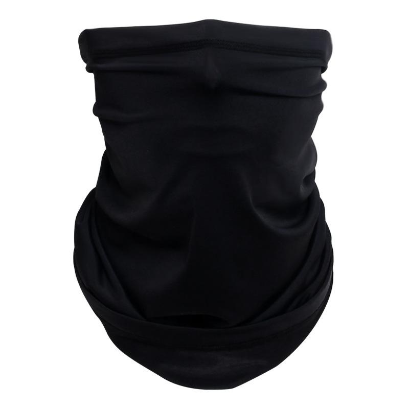 UPF40+ Ice Silk Sun Protection Neck Gaiter Cooling Sweat-Wicking Breathable 4-Way Stretch Outdoor Scarf for Adults OEM/ODM