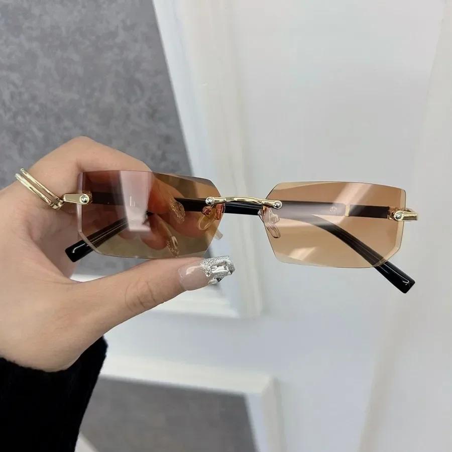 Square Sunglasses Women Men Classic Vintage Fashion Personality Glasses Stylish Casual Minimalist Oculos UV Protection