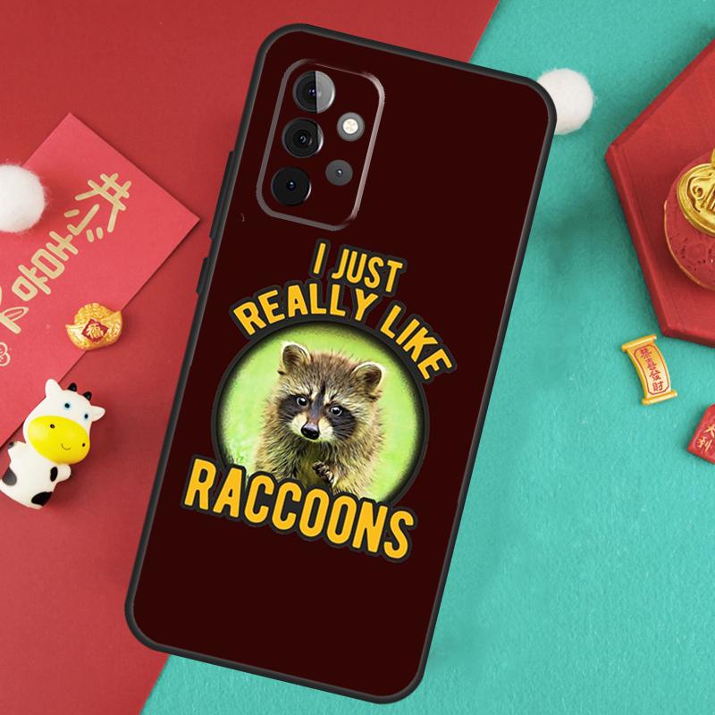Animal Raccoon Fox Case For Samsung Galaxy A55 A35 A25 A15 A14 A34 A54 A53 A33 A23 A13 A12 A52 A51 A32 Cover