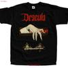 Dracula V44 Horror Poster T Shirt All Sizes S 5xl Cotton Vintage Breathable Streetwear Versatile Stretched Graphic