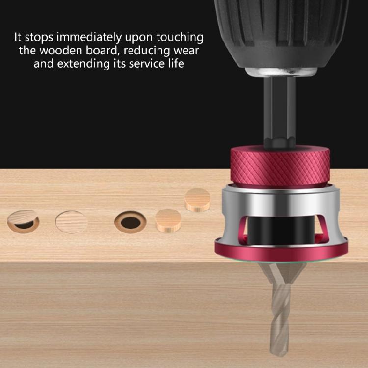 Limit Countersink Drill Bit Set Hole Punch Deep Adjustable Countersunk Drill Bit Shank Wood Countersink Drill Bit