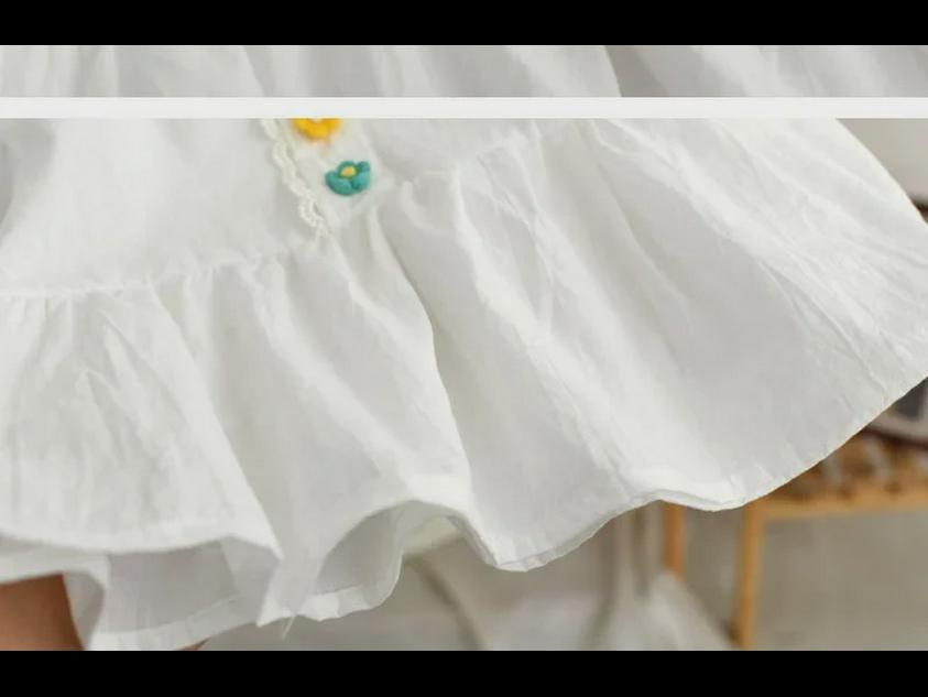 Spring 2023 Stylish Long Sleeve Baby Doll Shirt - Korean Style for Girls