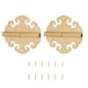 Antique Door Hinges Durable Brass Glossy Classic Antique Style Widely Used Gold Cabinet Hinges for