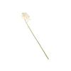 6 Head Artificial Phalaenopsis Orchid Flowers Fade Resistance Faux Orchid Stems for Vase Home Decor White