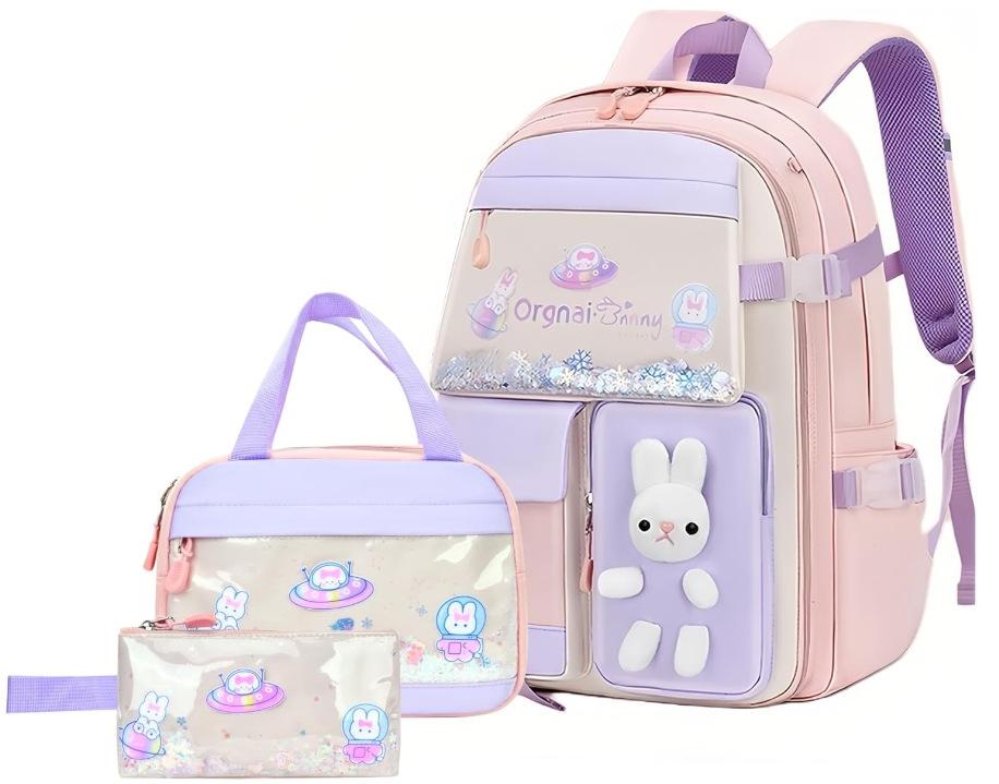 Lightweight and Lightweight Spine Protection Backpack for Schools, Backpack for Girls, Children, Elementary School Students, Breathable Backpack