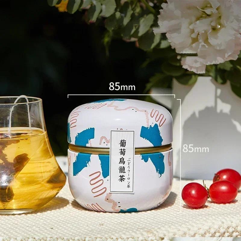 Teedose Teedose Behälter Kerzendosen Kaffee Süßigkeiten Snacks Kleine Dose Mini Tragbare Aufbewahrungsboxen Versiegelte Gläser Verpackung Teegeschirr