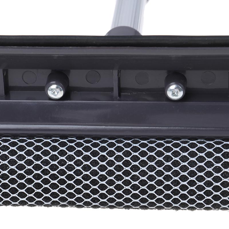 Telescopic Extendable Car Window Squeegee Cleaner Scrubber Brush Wiper Sponge