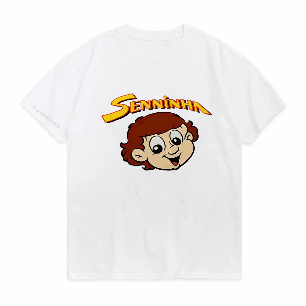 Tricouri Senninha Ayrton Senna Modă Bărbați Femei Îmbrăcăminte Topuri Estetice Haine Unisex Tricou Grafic Tricouri Vintage cu Mânecă Scurtă