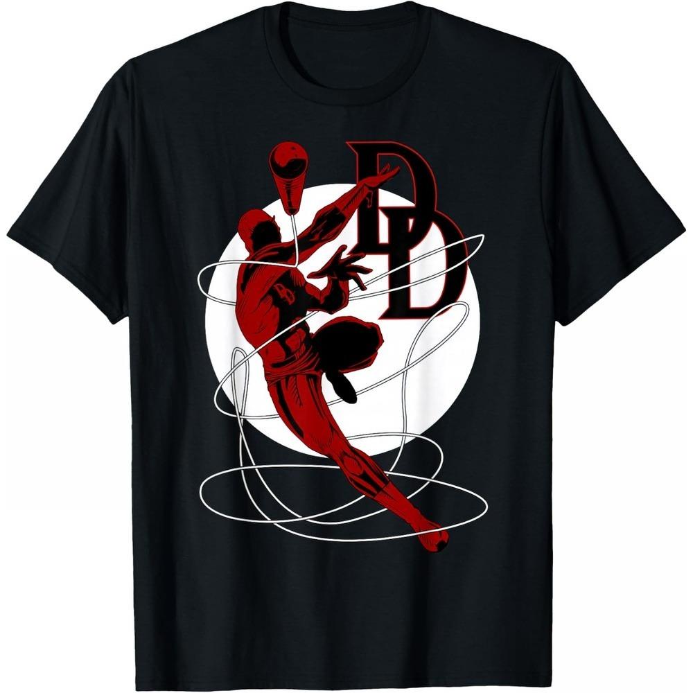 

Daredevil TShirt Techwear Unisex Short Sleeve Heavy Cotton Oversized Fit Crew Neck Streetwear Top for Him Her S