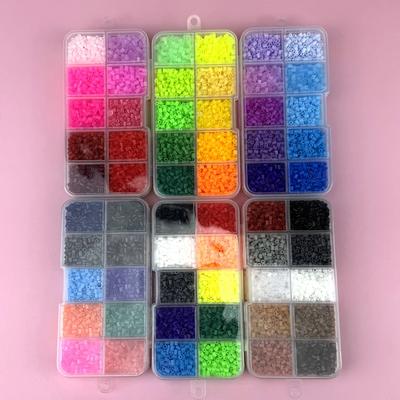 2.6MM Hama Bead Kit 10 Colors 3D Pixel Puzzle Iron Beads Handmade Crafts Decor DIY Melting Beads, Perler Beads Educational Toys