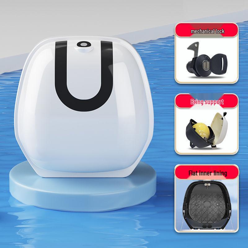 Rear Trunk Storage Box for Yadea DQ6S, Aima Vava, Tailing, and Xiaoniu Electric Scooters