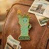 Decorative Brooch Cartoon Goddess Statue Design Zinc Alloy Brooch Pin Bag Sweater Suit Lapel Enamel Badge Outfit Accessory