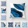 Luxurious Blue Simple Pattern Pillow Cases For Home Decor Car And Sofa