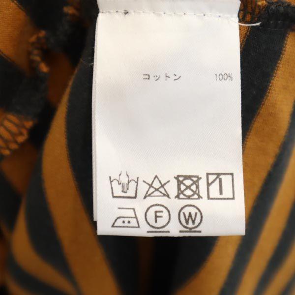 marimekko Border Pattern 7 minutes sleeve T-shirt one piece S Women Used