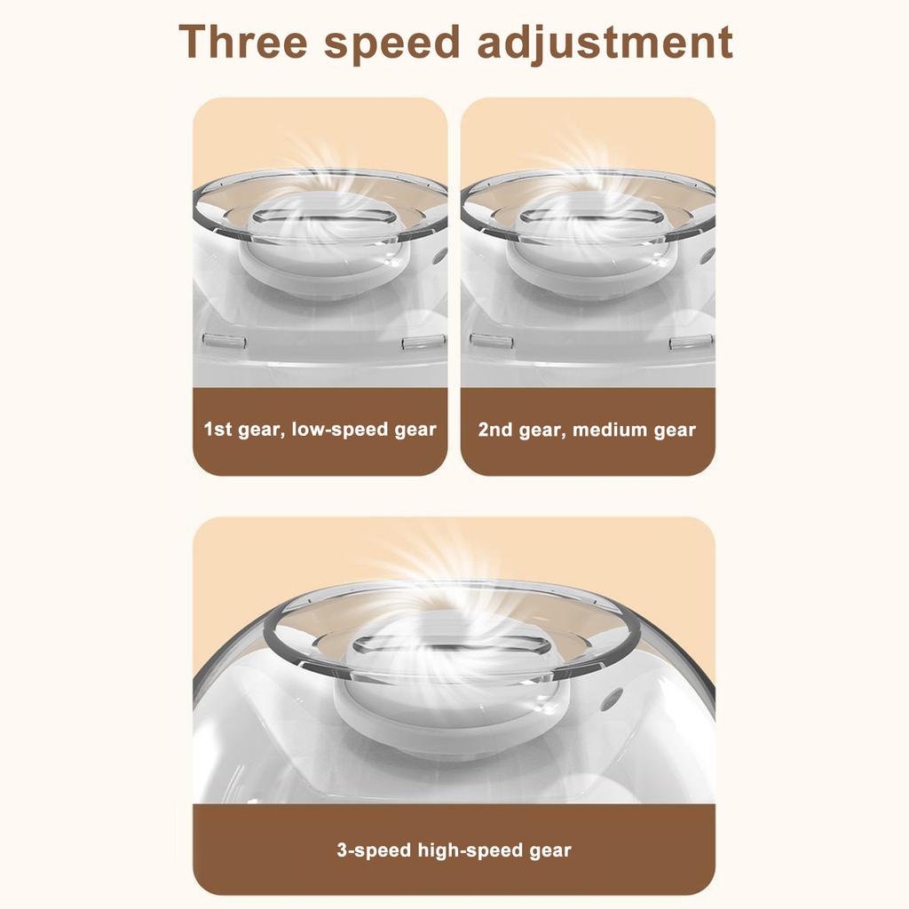 Automatic Fingernail Grinder with LED Light 3 Speed Smart Nail Trimmer Low Noise USB Electric Nail Clipper for Kid Seniors Adult