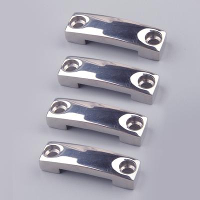 4 Stück Deckbeschlag Fenderverschluss Zurröse Schlaufe für Boot Marine Yacht Silber 316 Edelstahl