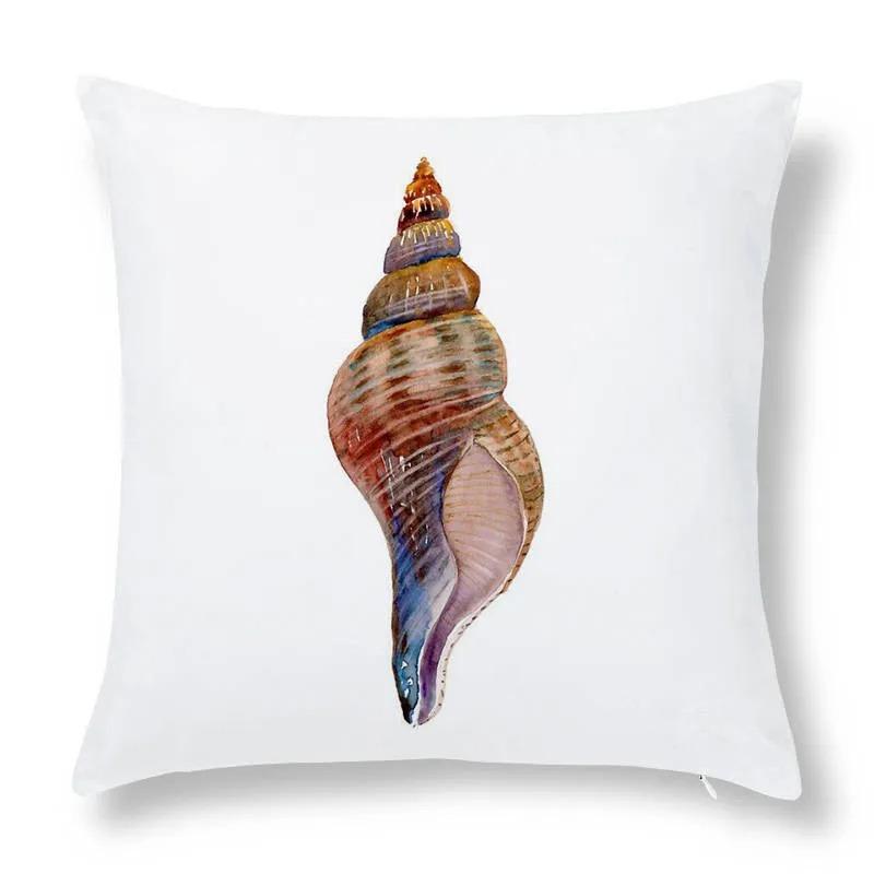 Shell Conch Decorative Pillowcase Living Room Office Home Pillowcase Car Ornaments